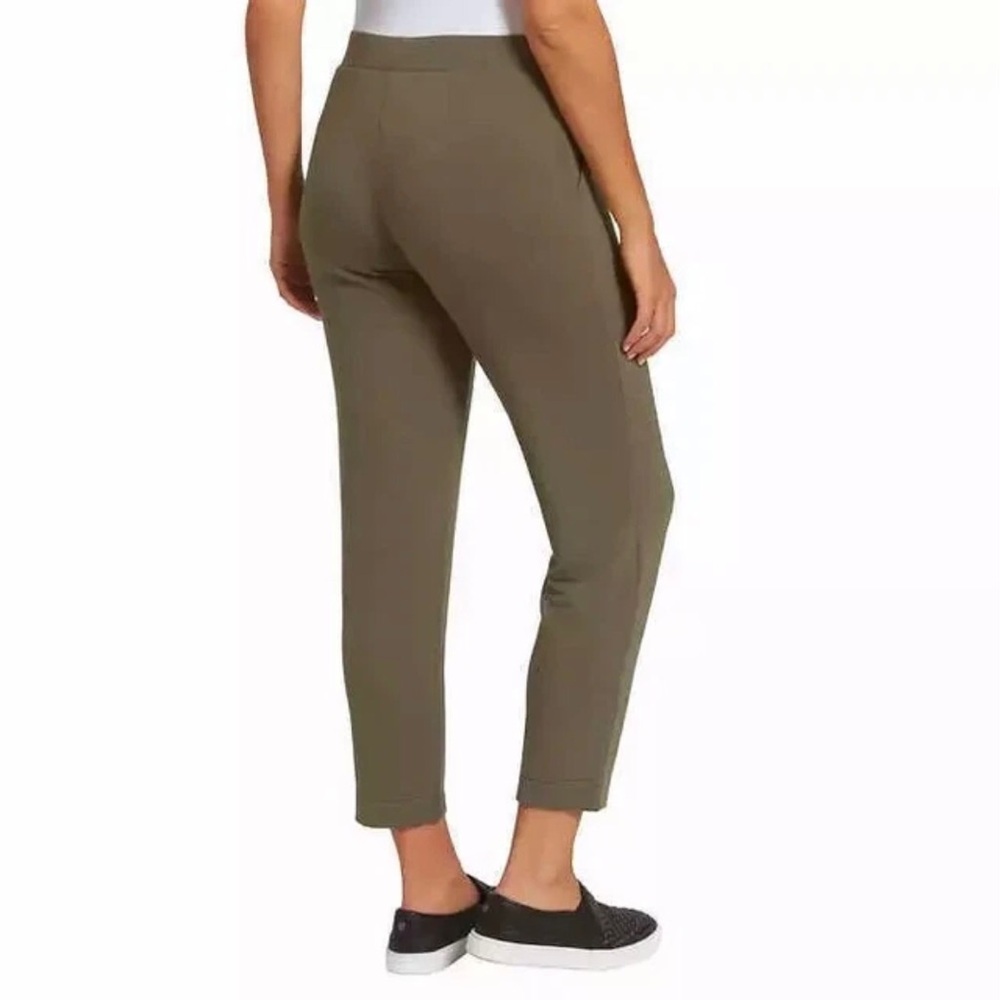 Jessica Simpson Carcie Pull on Pant Olive Green Ankle Size Small